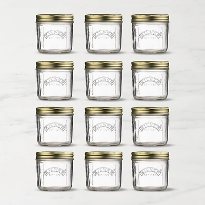 Kilner Wide Mouth Canning Jar, 7oz, Set of 12