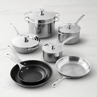 Le Creuset Signature Stainless-Steel 12-Piece Cookware Set