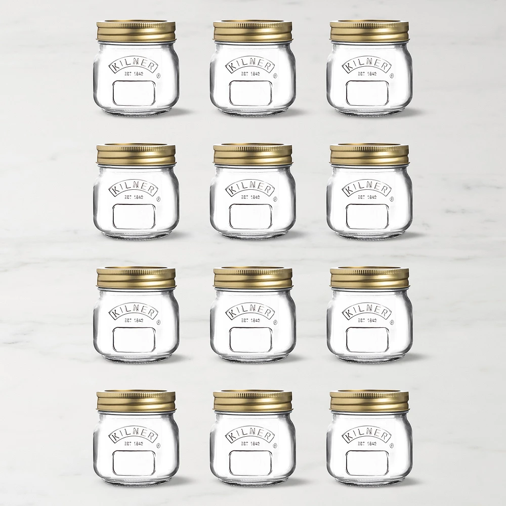 Kilner Canning Jar, 8.5 oz, Set of 12