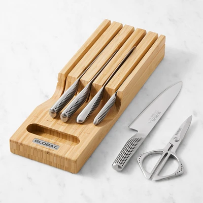 Global Soshiki Bamboo In Drawer Set, Set of 7