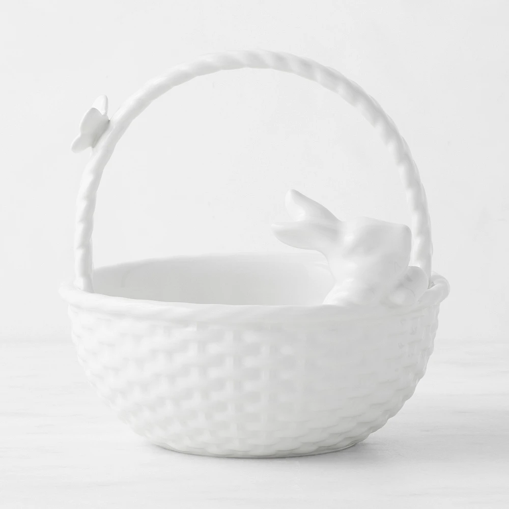 Sculptural Bunny Easter Basket