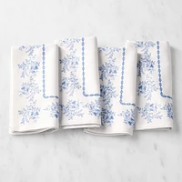 English Floral Napkins, Set of 4