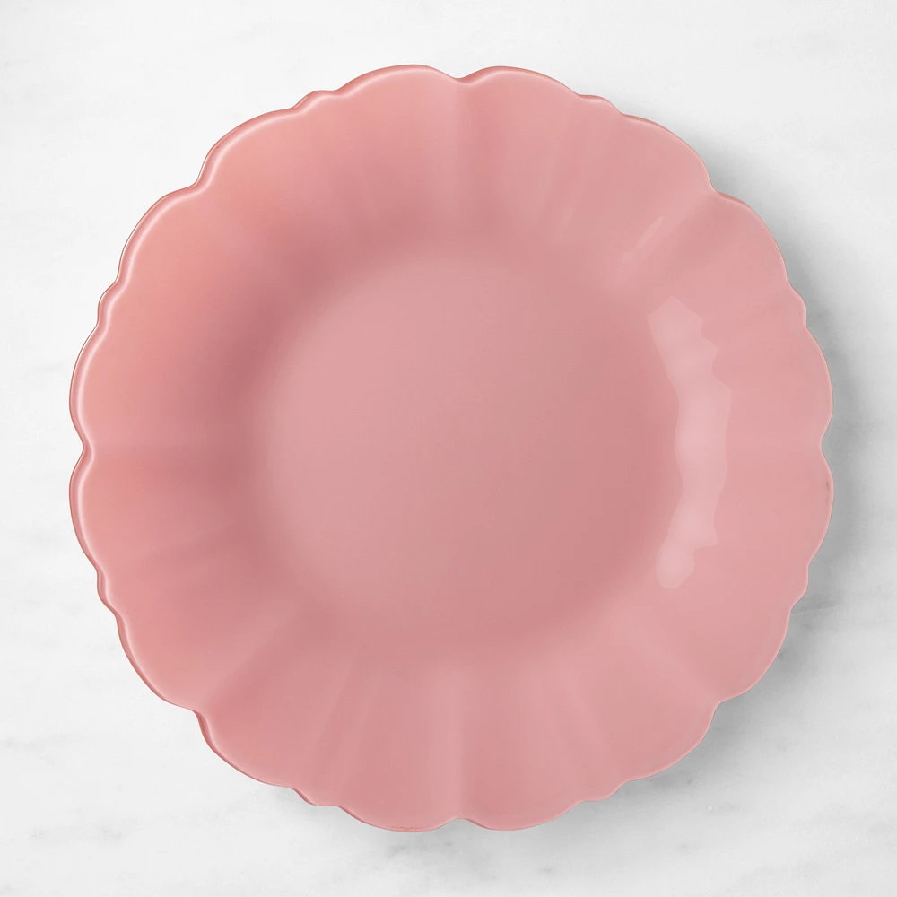 Scalloped Glass Charger