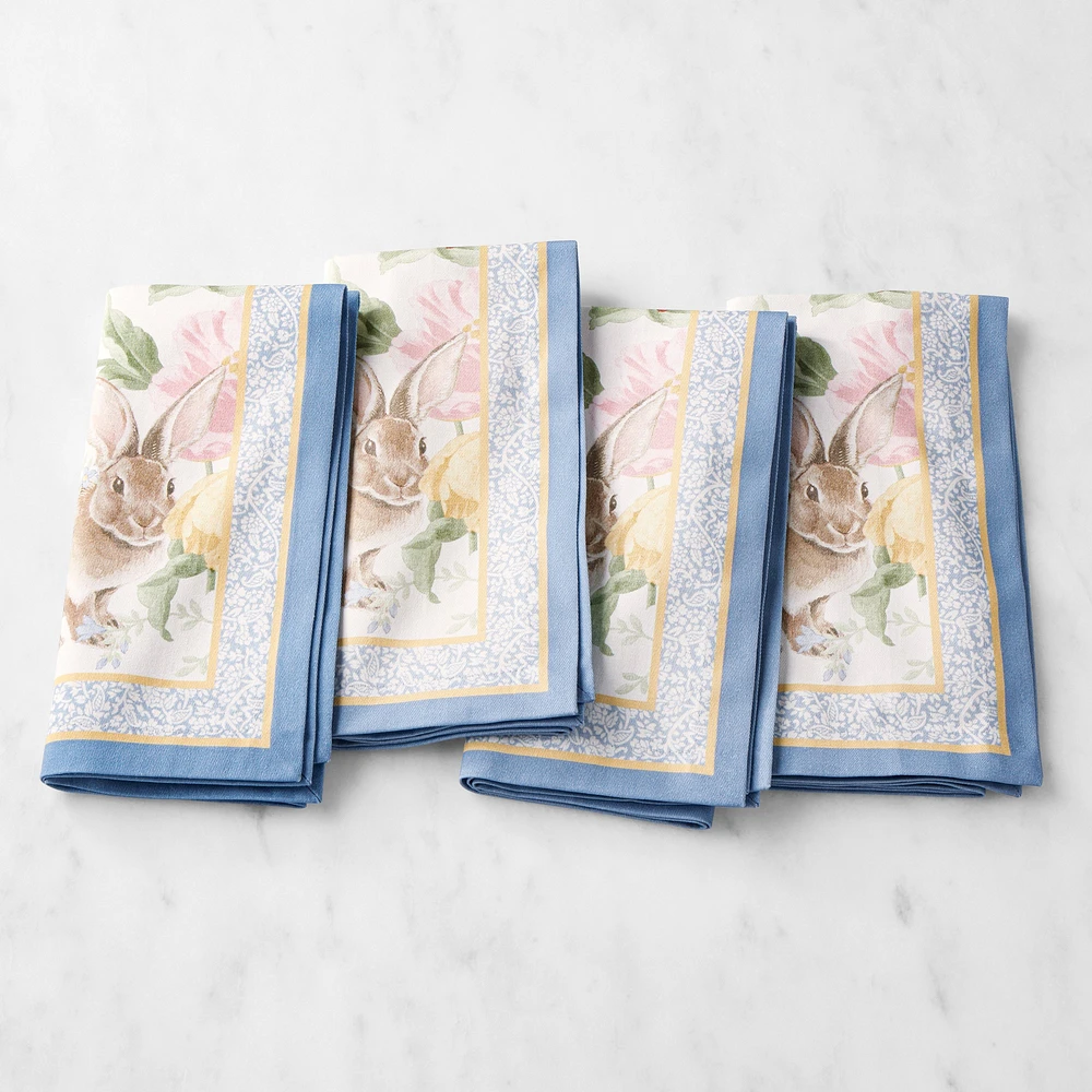 Garden Flowers Napkins, Set of 4