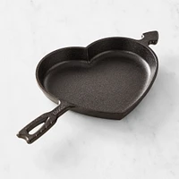 Lodge Seasoned Cast Iron Heart Skillet, 9"