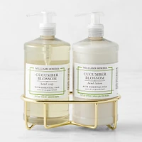 Williams Sonoma Cucumber Blossom Hand Soap & Lotion 3-Piece Set