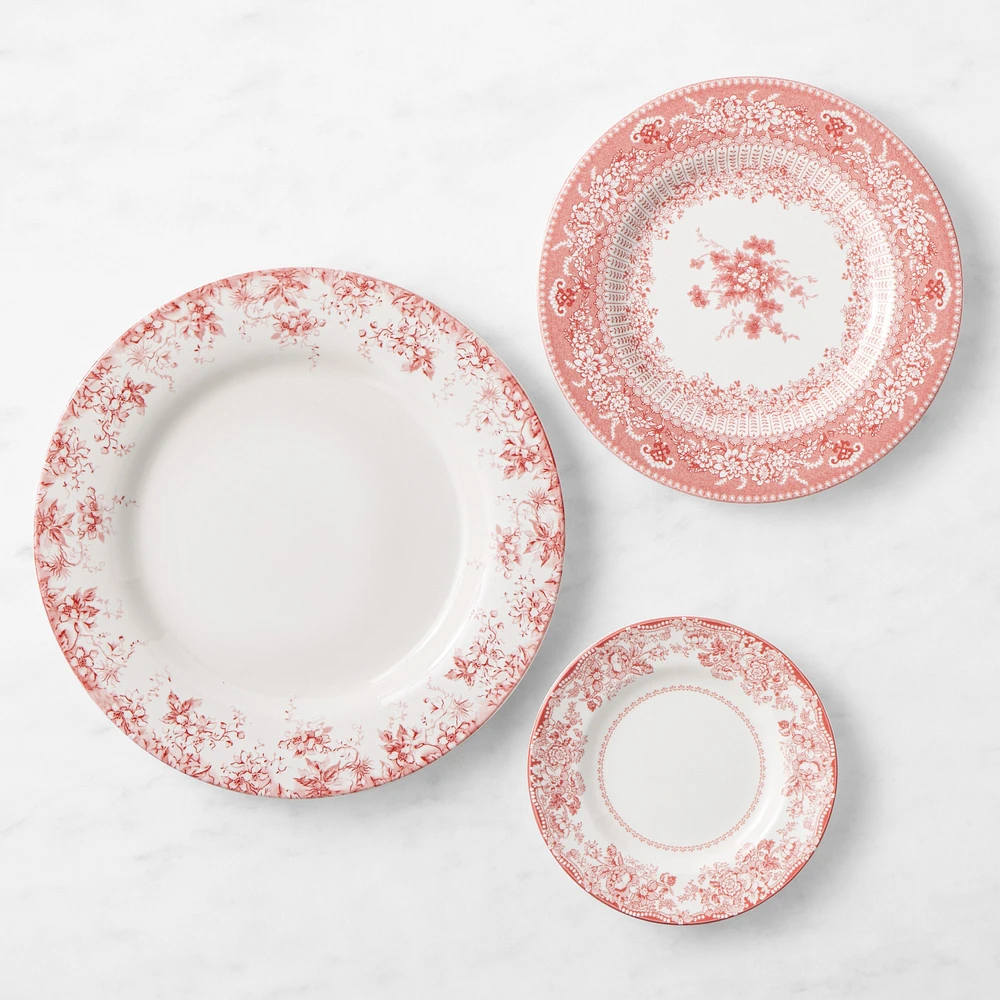 English Floral 12-Piece Dinnerware Set