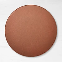 Faux Shagreen Round Placemat