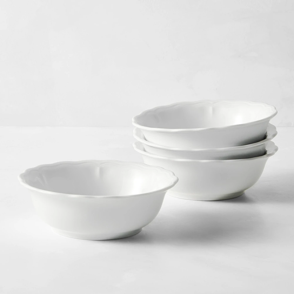 Pillivuyt Queen Anne Cereal Bowls, Set of 4