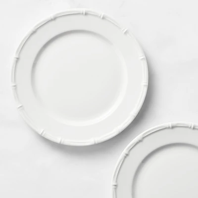 Pillivuyt Bamboo Porcelain Salad Plates, Set of 4