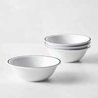 Apilco Tradition Blue-Banded Cereal Bowls, Set of 4