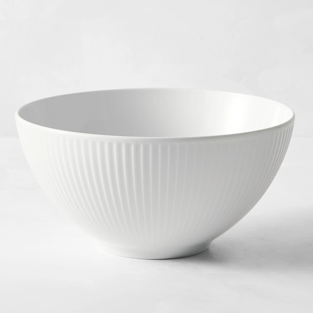 OPEN BOX: Pillivuyt Plisse Porcelain Serving Bowl