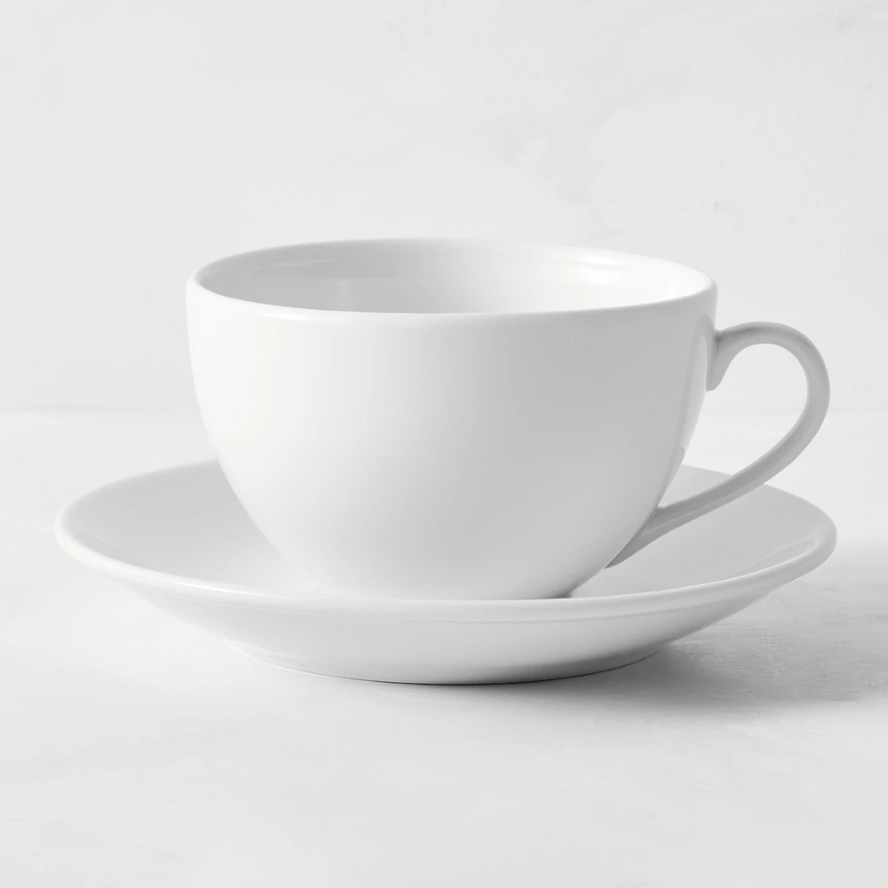 Apilco Très Grande Porcelain Cups & Saucers