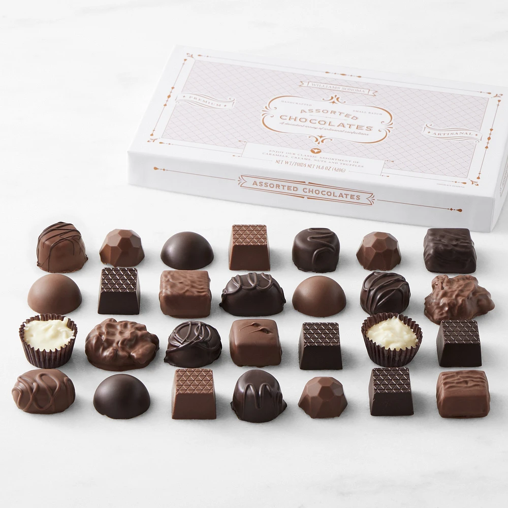 Williams Sonoma Assorted Chocolate Box, 28 pieces