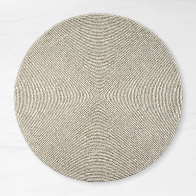 Beaded Round Placemat