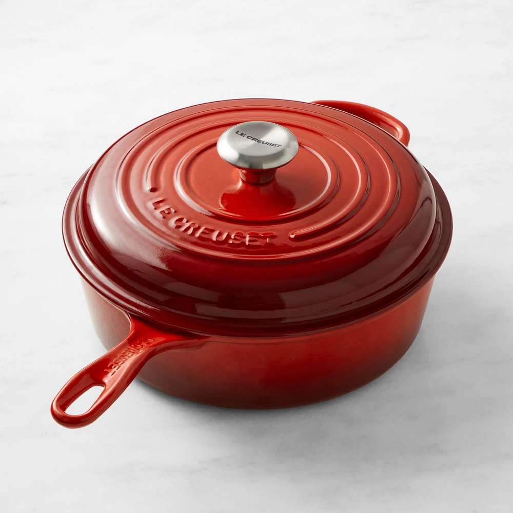 Le Creuset Enameled Cast Iron Cassadou Sauté Pan, 3 3/4-Qt.