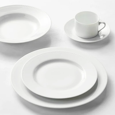 Apilco Beaded Hemstitch Porcelain Dinnerware Sets