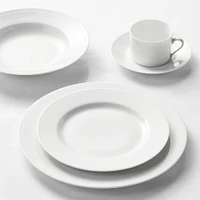 Apilco Beaded Hemstitch Porcelain Dinnerware Sets