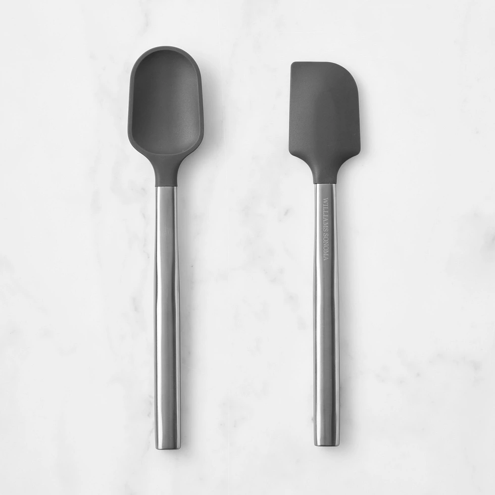 Williams Sonoma Signature Silicone Mini Spatula, Set of 2