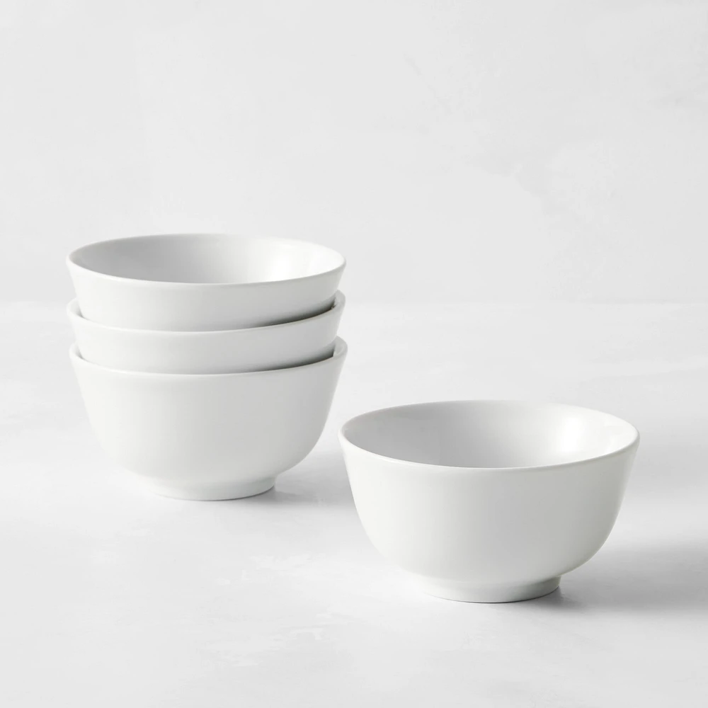 Apilco Zen Porcelain Rice Bowls, Set of 4