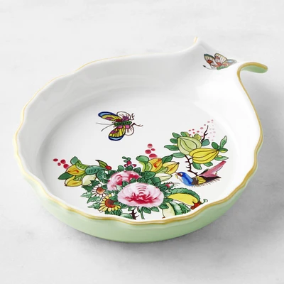 Williams Sonoma Famille Rose Porcelain Spoon Rest