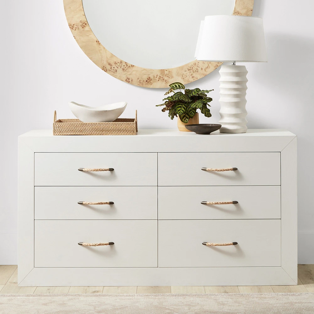 Malta 6-Drawer Wide Dresser (60")