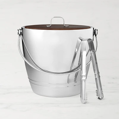 Crafthouse by Fortessa Round Ice Bucket with Tongs