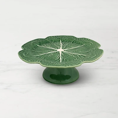 Bordallo Pinheiro Cabbage Cake Stand