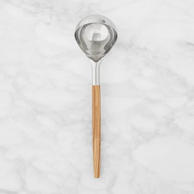 Williams Sonoma Stainless Steel Olivewood Ladle