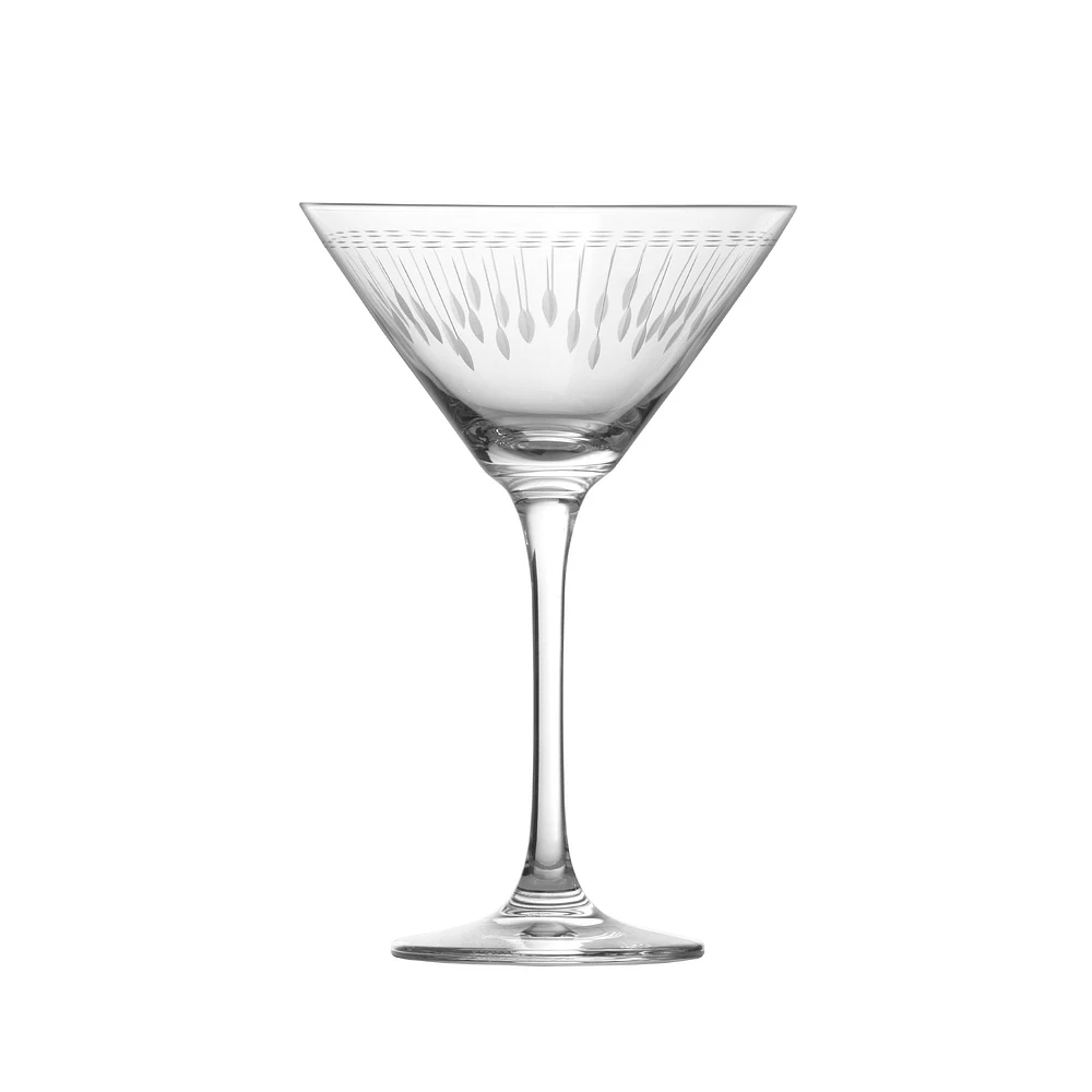 Schott Zwiesel Vanity Etched Martini Glasses, Set of 6