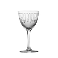 Schott Zwiesel Vanity Etched Nick and Nora Glasses, Set of 6