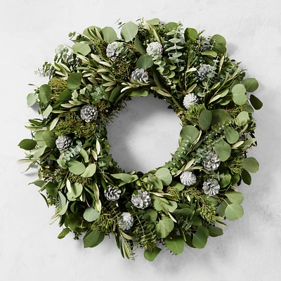 Jeff Leatham x Williams Sonoma Winter Live Wreath & Garland