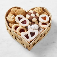 Valentine's Day Assorted Cookies in Heart Shaped Box