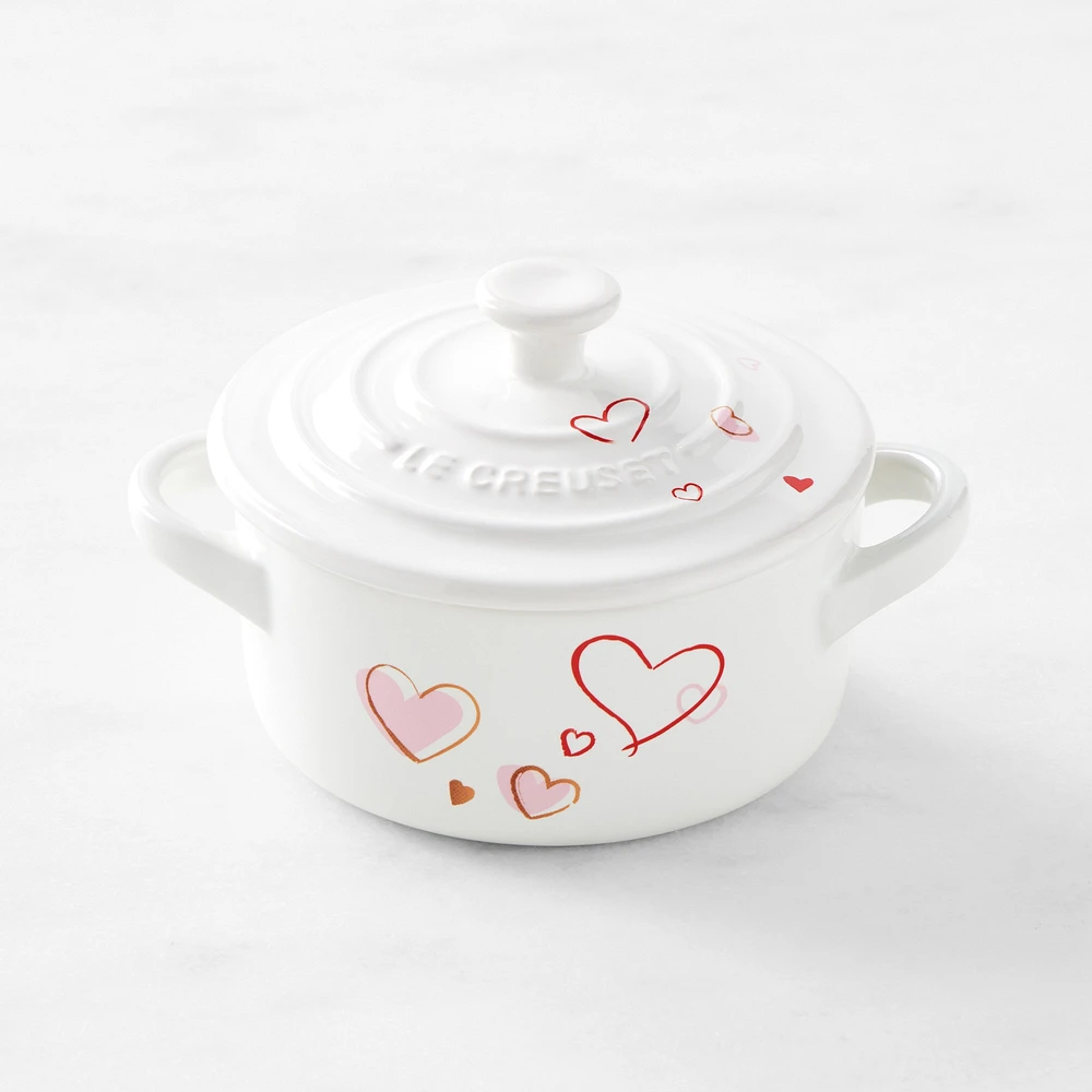 Le Creuset Stoneware Mon Coeur Mini Cocotte, 8-oz