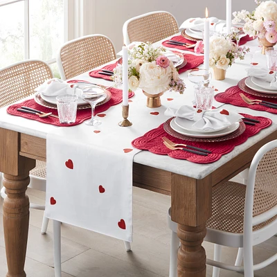 Heart Table Runner