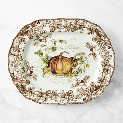 Plymouth Pumpkin Rectangular Platter