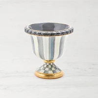 MacKenzie-Childs Sterling Stripe Tabletop Urn