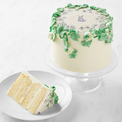 Garden Lattice Four-Layer Lemon Cake