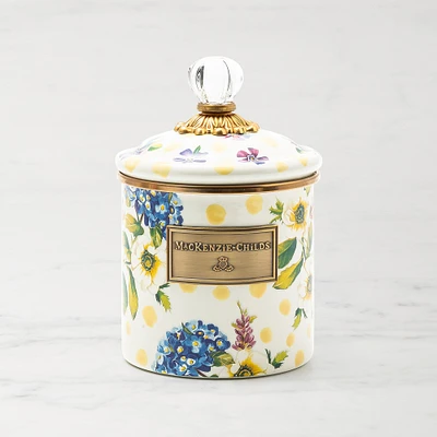 Mackenzie-Childs Wildflowers Enamel Canister