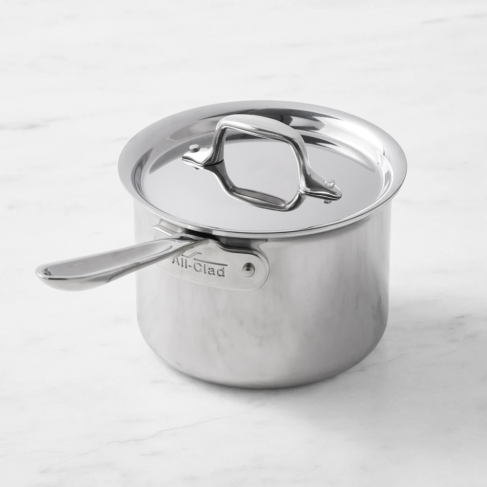 All-Clad D3® Tri-Ply Stainless-Steel Saucepan