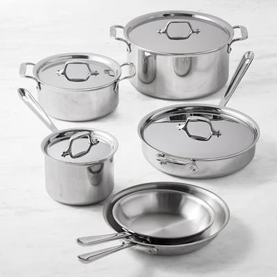 All-Clad D3® Tri-Ply Stainless-Steel -Piece Cookware Set