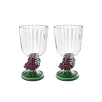 Bordallo Pinheiro Carmen Fruit Goblets, Set of 2