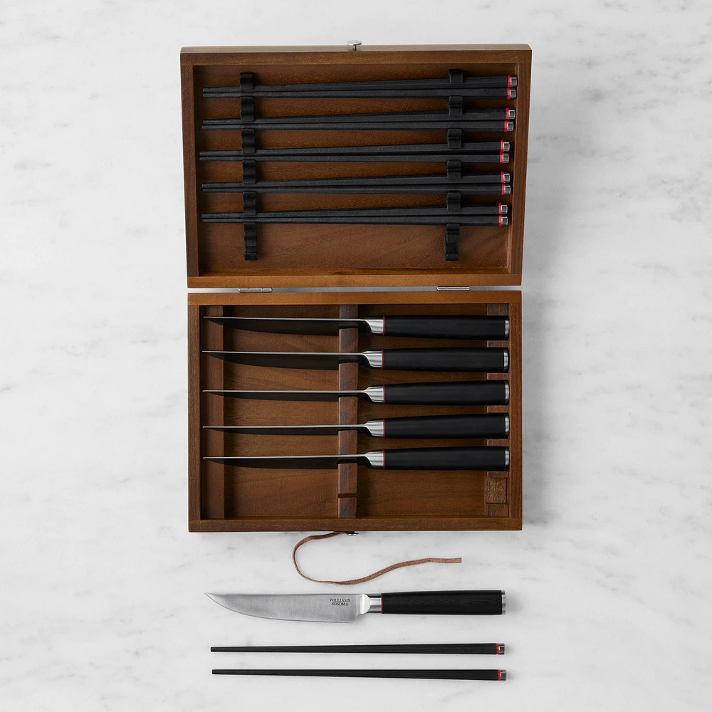 Williams Sonoma Chopsticks and Steak Knife, Set of 12