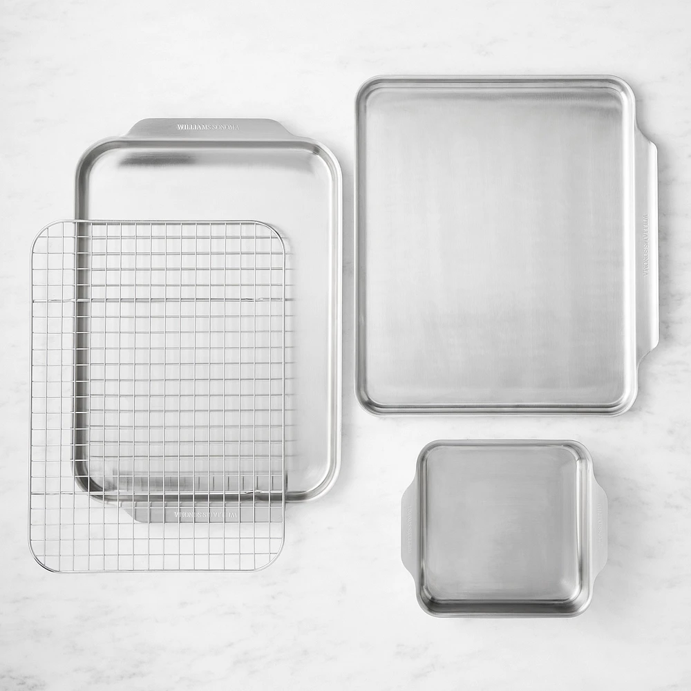 Williams Sonoma Signature Thermo-Clad™ Stainless Steel Ovenware, Set of 4