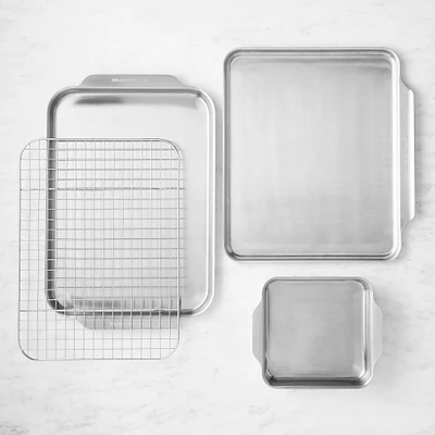 Williams Sonoma Thermo-Clad Stainless Steel Ovenware, Set of 4