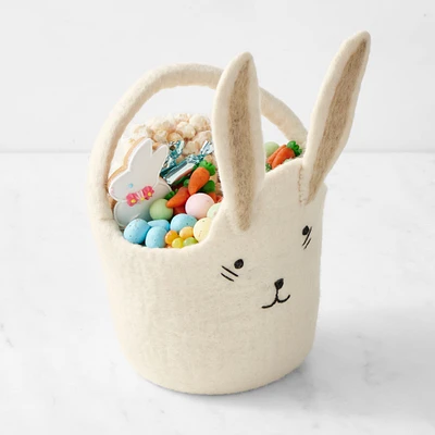 West Elm x Williams Sonoma Felt Bunny Easter Bucket