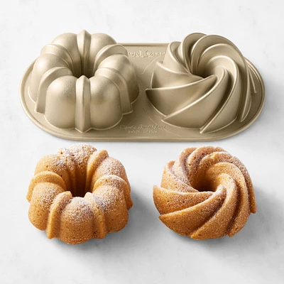 Nordic Ware Nonstick Cast Aluminum Duet Bundt