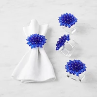 Kim Seybert Zinnia Napkin Rings, Set of 4