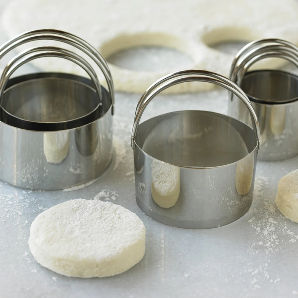 Round Biscuit Cookie Cutter, Set of 5