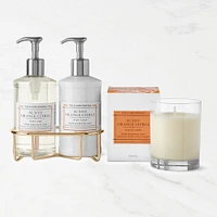 Williams Sonoma Sunny Orange Citrus Hand Soap & Lotion 4-Piece Set